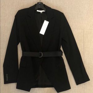 Veronica Beard Black belted blazer
